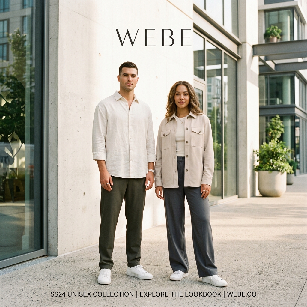 WEBE Premium Contemporary Fashion Lookbook Model
